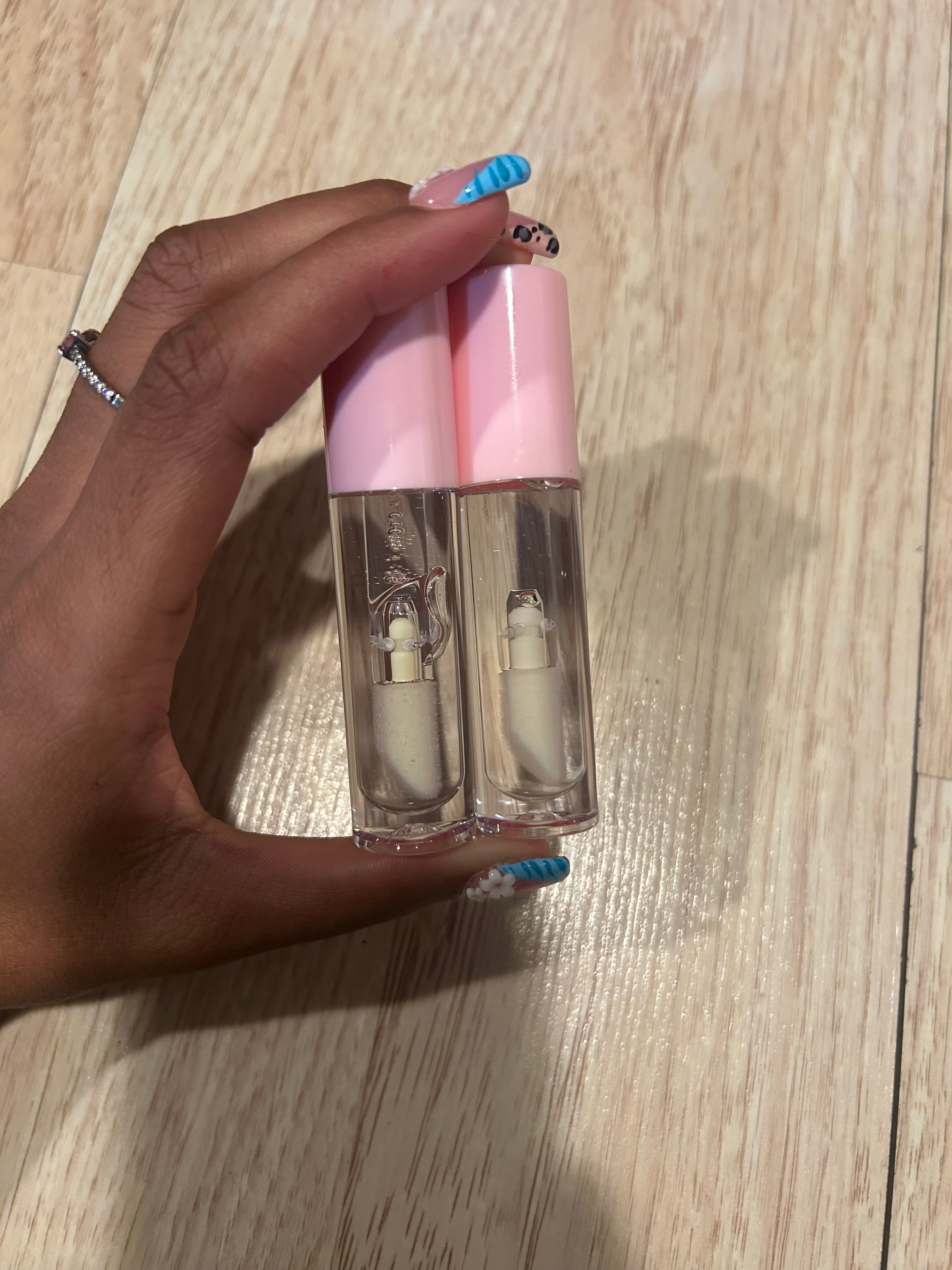 Clear Wand Pink Top Lipgloss